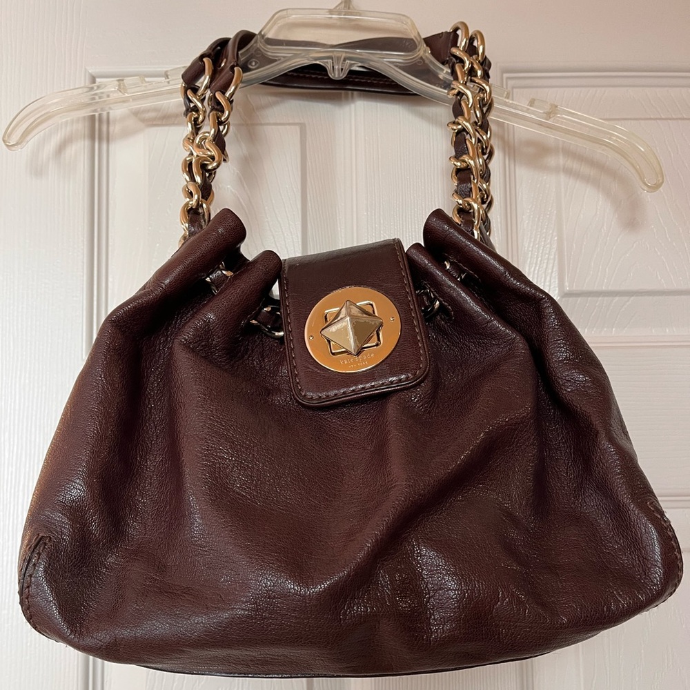 Kate spade brown leather handbag